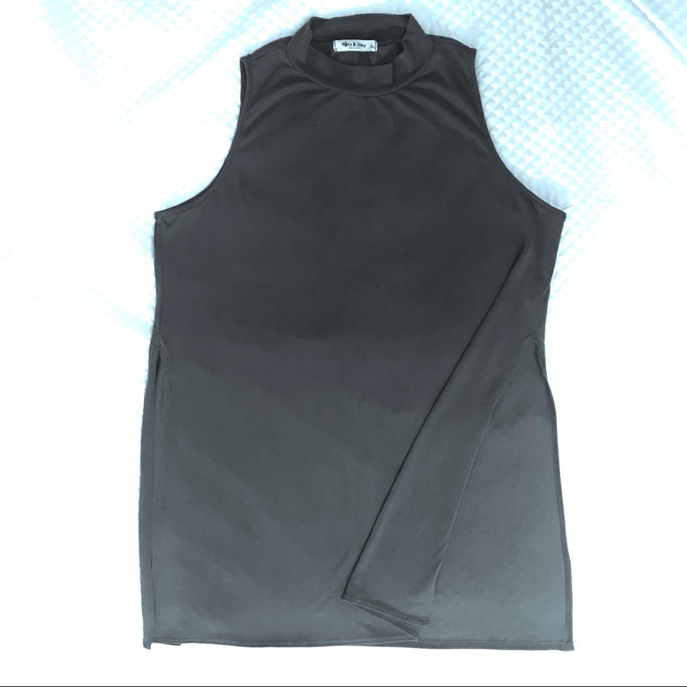 Side Split High Neck Tunic - image 5